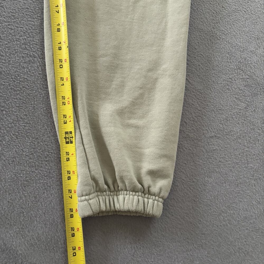 Alo Black Jogger Pants Size S Drawstring Elastic Waist Tapered Leg Sage Green - Picture 5 of 6